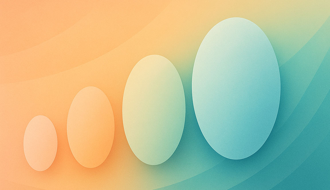 Abstract illustration suggesting gradual progression and body adaptation