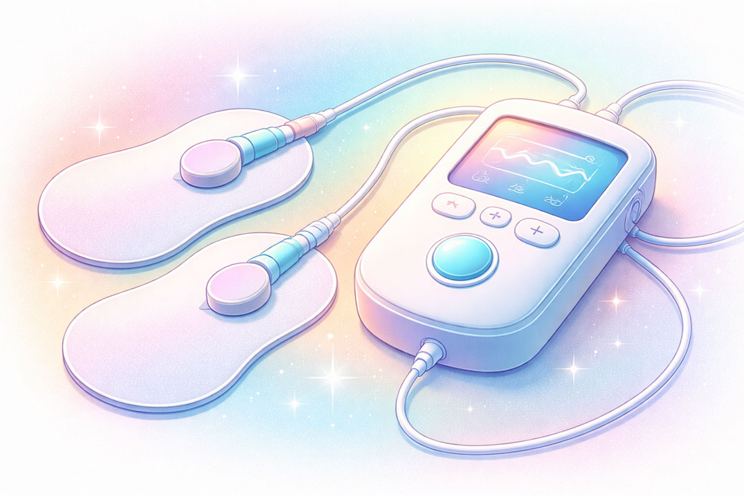 Abstract illustration suggesting controlled electrical sensation and trust